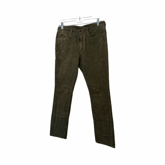 United By Blue Pants - United By Blue organic cotton olive green corduroy straight leg pants size 30